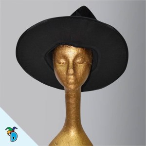 Sombrero Bruja Con Hebilla